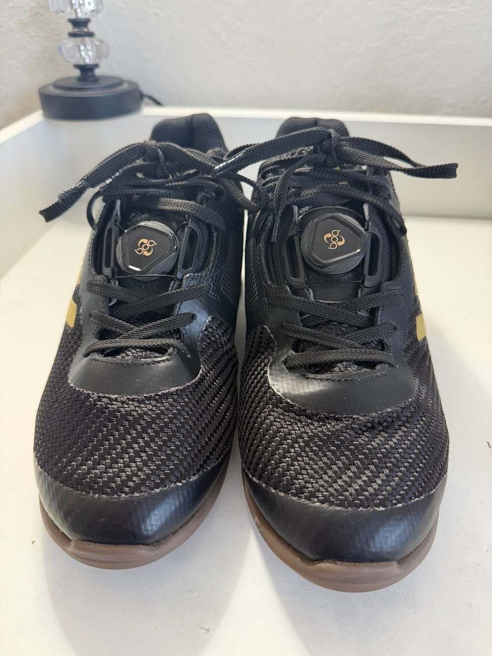 Adidas Leistung 16 II BOA Weightlifting Shoes Black Gold Men's Size US 12.5